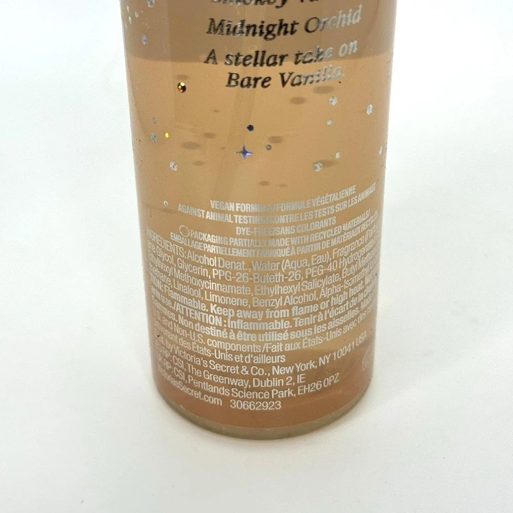 Victoria's Secret Bare Vanilla Starlit Body Mist Spray 8.4oz 250ml Discontinued‎